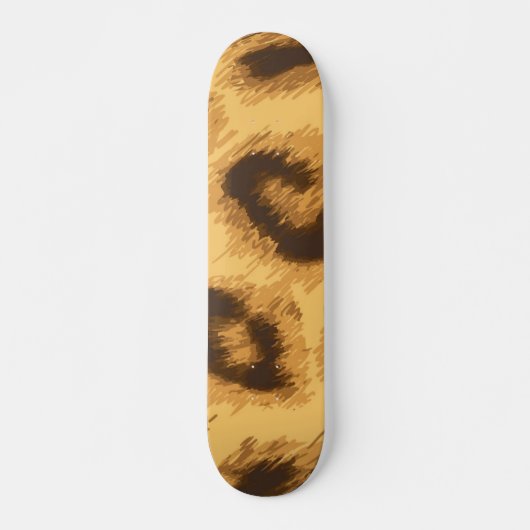Dierprint patroon persoonlijk skateboard (Voorkant)