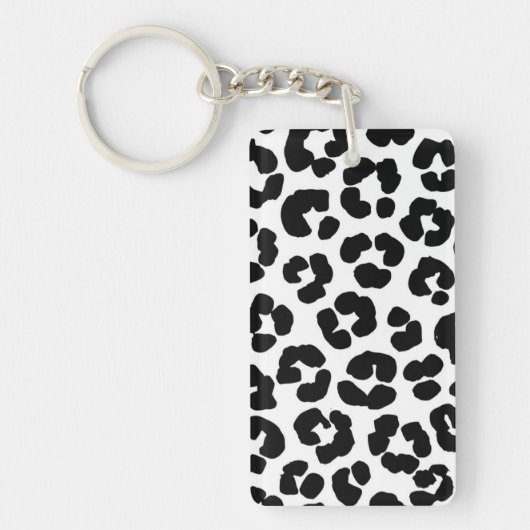 Dierprint patroon sleutelhanger (Voorkant)
