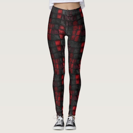 Dierprint Thema Dameskleding Workout Leggings (Voorkant)
