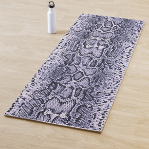 Dierprint van paarse slangenhuid yogamat