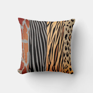 Dierprint zebra streep kussen