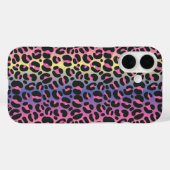 Dierprintpatroon met regenboogluipaard Case-Mate iPhone case (Achterkant (horizontaal))