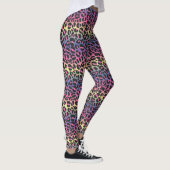 Dierprintpatroon met regenboogluipaard leggings (Rechts)