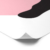 Dierprintpatroon uit de jaren 80 poster (Hoek)