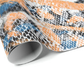 Dierprintpatroon van wilde dieren cadeaupapier (Rol Hoek)