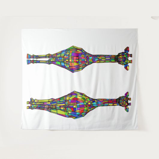 Dierproeven Wandkleed (Voorkant (horizontaal))