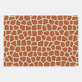 Dierproppen, tijger, Giraffe en Cheetah  Inpakpapier Vel (Voorkant 2)