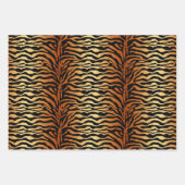 Dierproppen, tijger, Giraffe en Cheetah  Inpakpapier Vel (Voorkant)