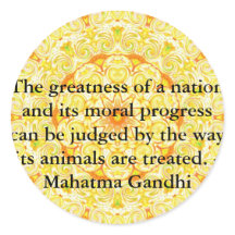 dierrechtenquote - Mahatma Gandhi