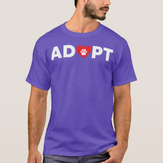 Dierredding Adoptie grappig T-shirt