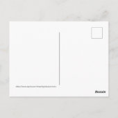 Dierriembeeld Vissen Briefkaart (Achterkant)