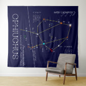 Dierriemconstellatie Slangendrager Wandkleed (In Situ (horizontaal))