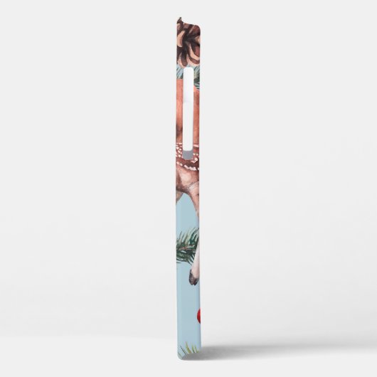 dierschets schema met hertendenpijnbomen en twi Case-Mate iPhone case (Achterkant / Links)