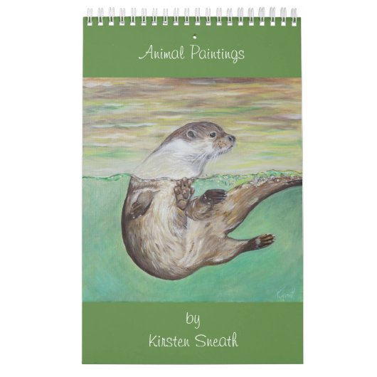 Dierschilderijen van Kirsten Sneath Kalender (Hoes)