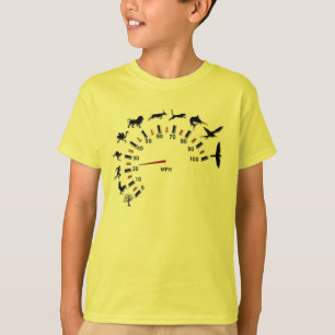 Diersnelheidsmeter T-shirt