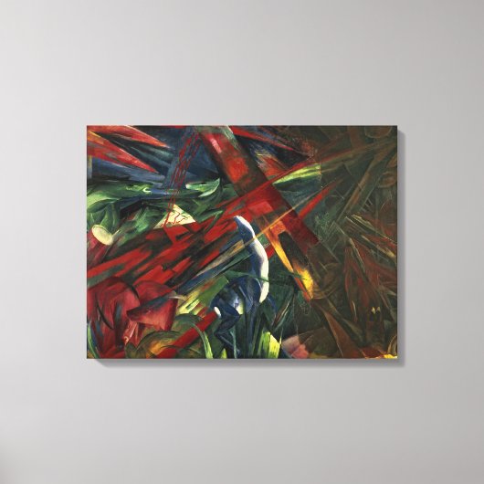 Diersoort, 1913 canvas afdruk (Voorkant)