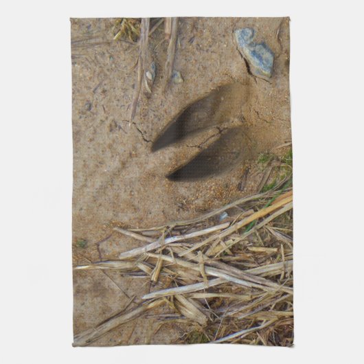 dierspoor theedoek (Verticaal)
