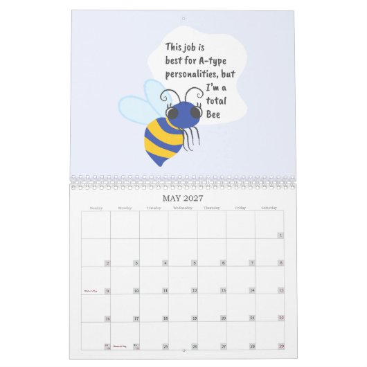 Dierstip: editie van droevige werknemer kalender (Mei 2027)