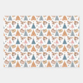 Dierstip en regenbogen inpakpapier vel (Voorkant)