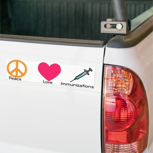 Dierstok-/inentingsbumper Bumpersticker (Op Truck)