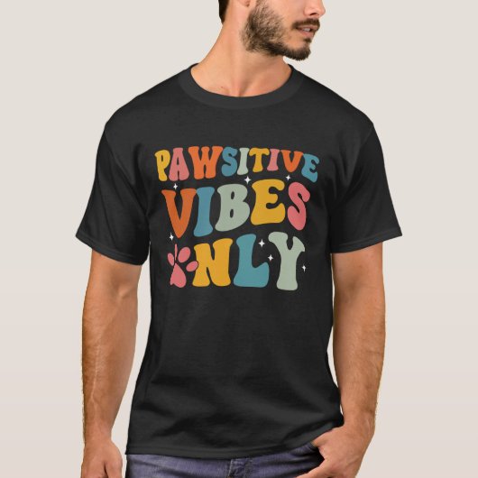 Diertech Pawsitive Vibes Dierenartsassistent Veter T-shirt (Voorkant)