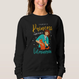 diertech voor Forget Princess Ik wil een veterinai Trui