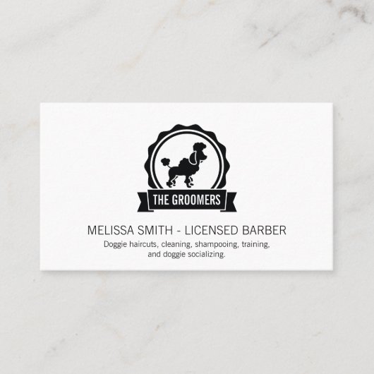 Dierverzorger | Schoonmaker Visitekaartje (Voorkant)