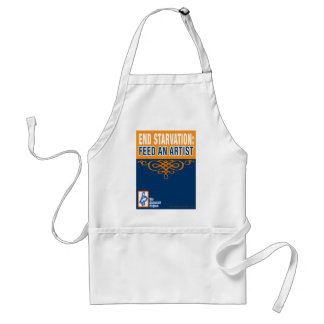 Diervoed een artistieke Chef's Apron Standaard Schort
