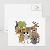 Diervoeders Briefkaart (Voorkant / Achterkant)