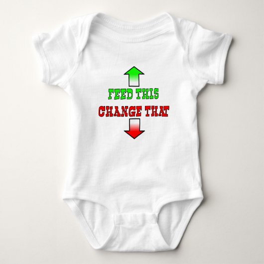 Diervoeders Deze Funny Baby Romper Humor (Voorkant)