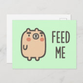 Diervoeders mij briefkaart (Voorkant / Achterkant)