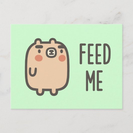 Diervoeders mij briefkaart (Voorkant)