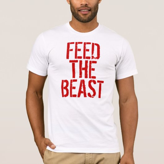 Diervoeders voor beest t-shirt (Voorkant)