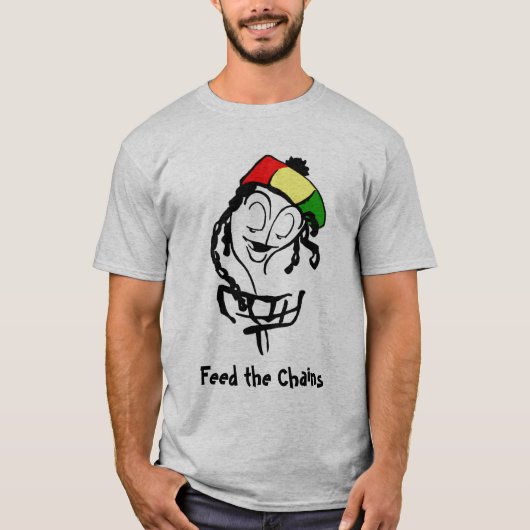 Diervoeders voor de kettingen, Rasta Basket T-shirt (Voorkant)