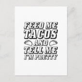 Diervoeders voor mij Tacos Briefkaart (Voorkant)