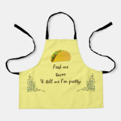 Diervoeders voor mij Tacos Schort (Voorkant)