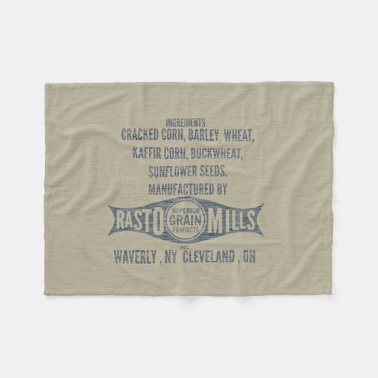 Diervoederzak/Graanzak BLANKET Fleece Deken (Voorkant (Horizontaal))