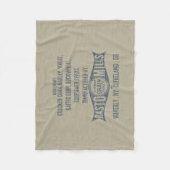 Diervoederzak/Graanzak BLANKET Fleece Deken (Voorkant)