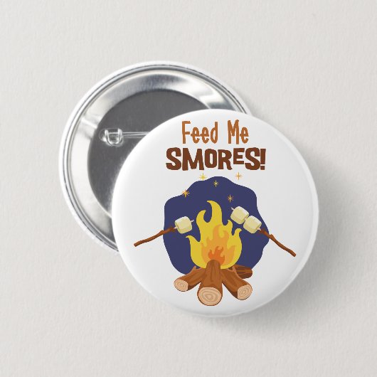 Diervoeding me Smores Ronde Button 5,7 Cm (Voorkant /achterkant)