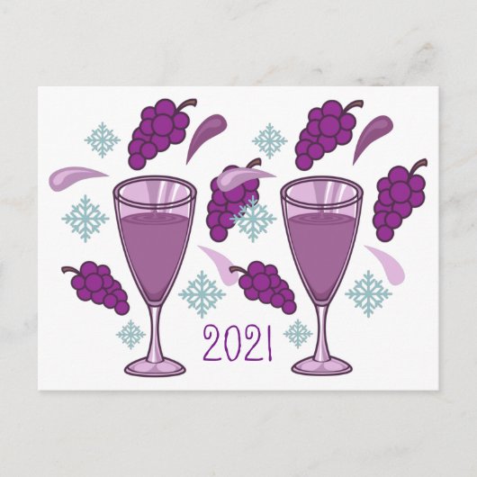 Dierwijn Drink feestdag 2021 Thunder_Cove Briefkaart (Voorkant)
