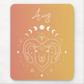 Dierzodiale horoscoopsterbordgradiënt muismat (Voorkant)