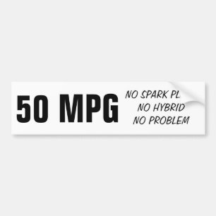 Diesel 80km/l bumpersticker