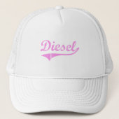 Diesel Achternaam Klassieke stijl Trucker Pet (Voorkant)