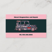 Diesel Auto Mechanic Visitekaartje (Voorkant)