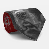 Diesel, Black Labrador Retriever Stropdas (Opgerold)