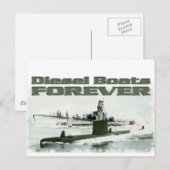 Diesel Boats Forever Briefkaart (Voorkant / Achterkant)