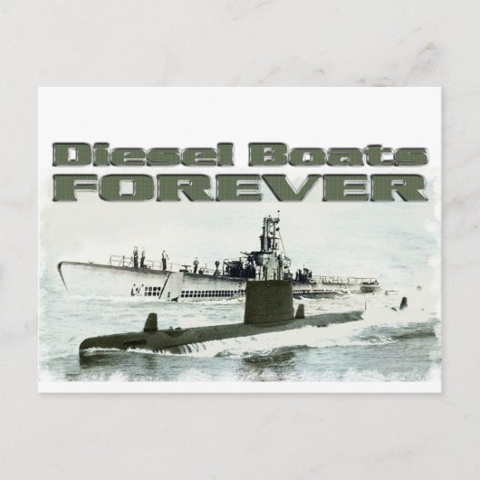 Diesel Boats Forever Briefkaart (Voorkant)