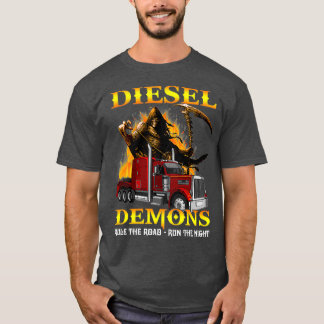 Diesel Demons Rule de weg leidt de nachtwagen T-shirt