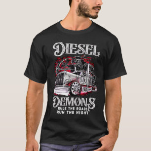 Diesel Demons Rule the Road leidt de nachtwagen Dr T-shirt