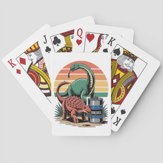 Diesel drinken pokerkaarten (Achterkant)